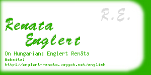 renata englert business card